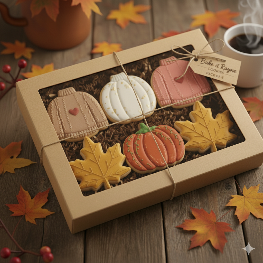 Fall Decorated Sugar Cookies - Custom & Variety Packs
